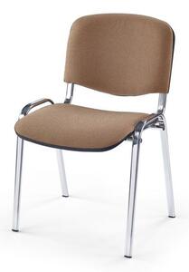 Halmar Konferenčná stolička Iso, chróm/béžová