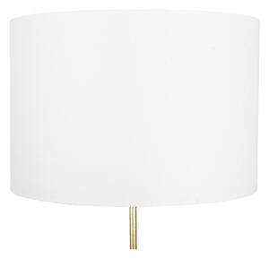 Zlato biela stolná dekoratívna lampa