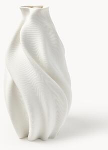 3D tlačená porcelánová váza Lyria, V 40 cm