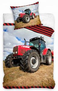 Carbotex Posteľné obliečky Traktor na poli Bavlna 1x70x90,1x140x200 cm
