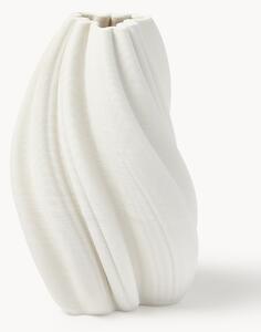 3D tlačená porcelánová váza Melody, V 18 cm