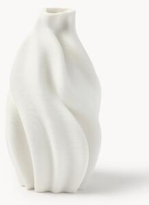 3D tlačená porcelánová váza Lyria, V 18 cm