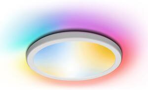 Inteligentné slim stropné svietidlo CCT 18W+RGB 4W 2700K-6500K (AS-291839)