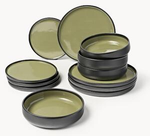 Súprava riadu Ginger, 4 osoby, 12 ks