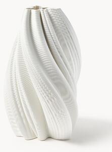 3D tlačená porcelánová váza Melody, V 42 cm