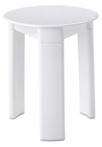 Gedy TRIO kúpeľňová stolička, priemer 33x40cm, biela