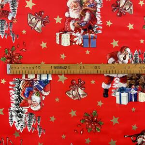Obrus ​​PVC Mirella 137A - Vianočný červený 140cm x 20m