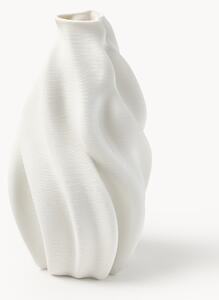 3D tlačená porcelánová váza Lyria, V 29 cm