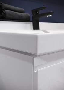 Cersanit - SET skrinka + umývadlo, šedý lesk, Moduo Slim 50, S801-228-DSM