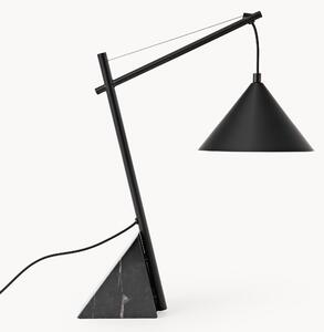 Veľká stolová lampa's mramorovým podstavcom Reyna