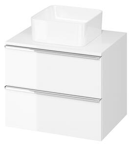 Cersanit - VIRGO závesná skrinka pod umývadlo s doskou 60cm, biela-chróm, S522-040