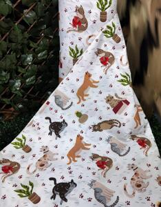 Ervi bavlnený záves - veselé mačiatka