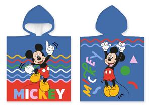 Carbotex Detské pončo 50x110 cm - Happy Mickey Mouse