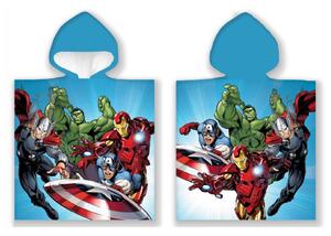 Carbotex Detské pončo 50x110 cm - Avengers Super Heroes
