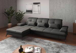 ROHOVÁ SEDAČKA, textil, koža, antracitová Sit & More - Sedačky, Online Only
