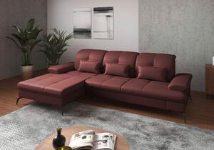 ROHOVÁ SEDAČKA, koža, červenohnedá Sit & More - Sedačky, Online Only