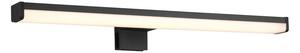 Matne čierne LED nástenné svietidlo (dĺžka 40 cm) Lino - Trio