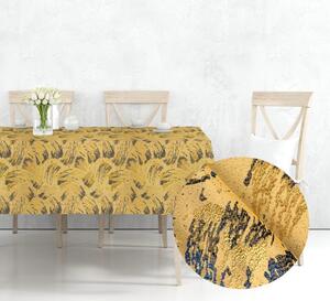 Ervi dekoračný obrus na stôl obdĺžnikový - Dekor zlato-modrý