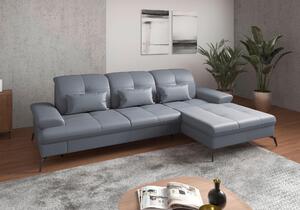 ROHOVÁ SEDAČKA, textil, koža, sivomodrá Sit & More - Sedačky, Online Only