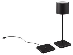 Stolná lampa FERNANDEZ 38cm čierna