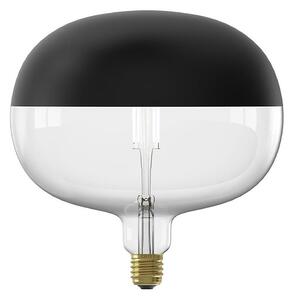 LED stmievateľná žiarovka FILAMENT s vrchlíkom E27/6W/230V 1800K čierna CRI 90