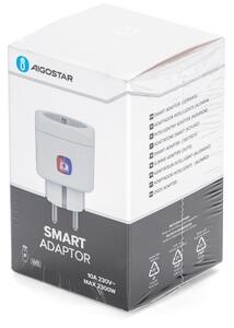 Aigostar - Inteligentná zásuvka E 2300W Wi-Fi Tuya