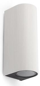 FARO 70328 - Vonkajšie nástenné svietidlo ESTELA 2xGU10/5W/230V IP65 biele