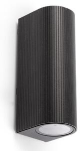 FARO 70327 - Vonkajšie nástenné svietidlo ESTELA 2xGU10/5W/230V IP65 čierna