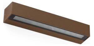 FARO 71905 - LED vonkajšie nástenné svietidlo DORO 2xLED/10W/230V IP65 hnedá