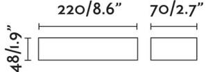 FARO 71898 - LED vonkajšie nástenné svietidlo LAKO LED/8W/230V IP65 čierna/drevo