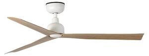 FARO 34370 - Stropný ventilátor MARINE M pr. 125 cm hnedá/biela IP44 + diaľkové ovládanie