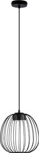 Závesný luster na lanku OVELLA 1xGX53/10W/230V priemer 25 cm čierny