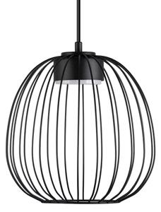 Závesný luster na lanku OVELLA 1xGX53/10W/230V priemer 25 cm čierny