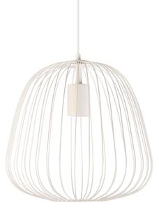 Luster na lanku OVELLA 1xE27/15W/230V priemer 36 cm krémový