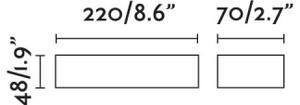 FARO 71910 - LED vonkajšie nástenné svietidlo LAKO LED/8W/230V IP65 antracitové