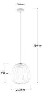 Luster na lanku OVELLA 1xGX53/10W/230V pr. 25 cm krémový