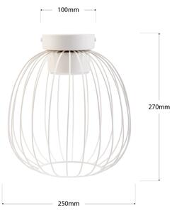 Stropné svietidlo OVELLA 1xGX53/10W/230V pr. 25 cm krémové