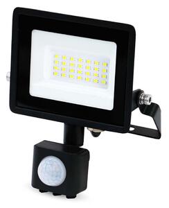 Nedis LLFLP16BLK - LED reflektor s pohybovým a súmrakovým snímačom LED/20W/230V IP44