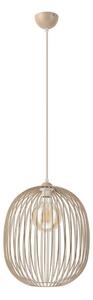 Závesný luster na lanku DESTELLO, 1xE27/15W/230V, priemer 33 cm, béžový