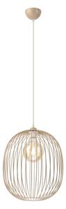 Závesný luster na lanku DESTELLO, 1xE27/15W/230V, priemer 33 cm, béžový