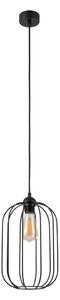 Závesný luster na lanku DESTELLO 1xE27/15W/230V pr. 21 cm čierny