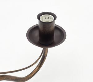 Nástenná lampa ANTON 1xE14/60W/230V bronzová