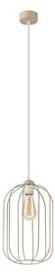 Luster na lanku DESTELLO 1xE27/15W/230V priemer 21 cm béžový