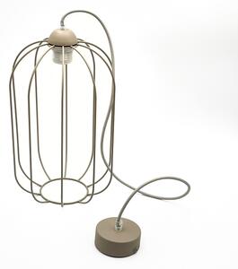 Luster na lanku DESTELLO 1xE27/15W/230V priemer 21 cm béžový