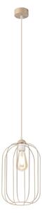 Luster na lanku DESTELLO 1xE27/15W/230V priemer 21 cm béžový