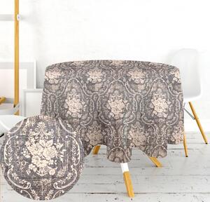 Ervi bavlnený obrus na stôl okrúhly - barokový vzor