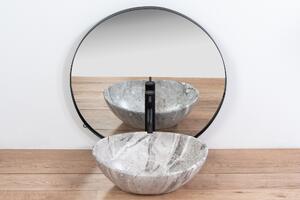 Rea Sofia Stone Marble umývadlo, 41 x 35 cm, šedá, REA-U9908