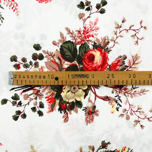 Ervi bavlna š.240 cm - Ruže a papradie č.11982-4, metráž