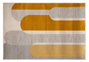 Sivý koberec IZA RELIEF 120 x 170 cm