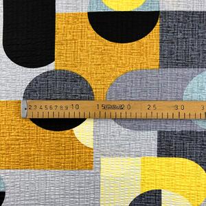 Ervi bavlna-krep š.240 cm - Geometrický vzor č.26718-8, metráž